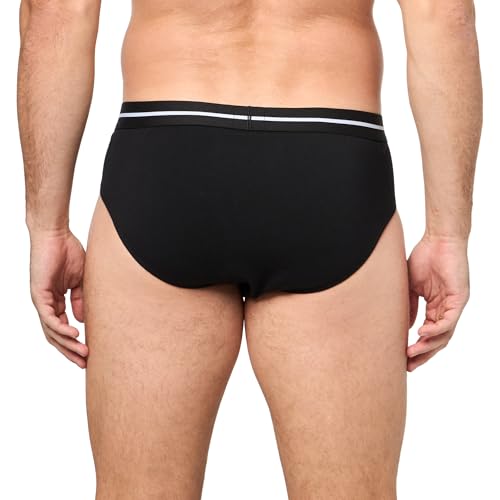 BOSS Men's 3-Pack Bold Logo Solid Briefs3