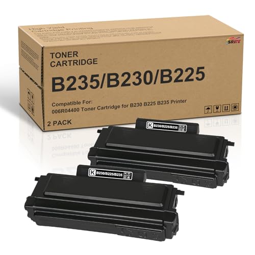 Image of SRITE High Yield B230 B235 B225 Black Toner Cartridge (2-Pack,3000 Pages) | Compatible with Xerox 006R04400 Toner Cartridge Work with Xerox B225DNI B230DNI B235DNI B230 B235 B225 Printer