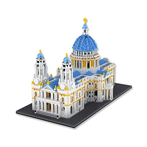 St.paul's Cathedral Castle Collection Famous Architecture Model Building Block Set (7053Pcs ) Micro Mini Bricks Toys Gifts For Kids And Adults #TOP3