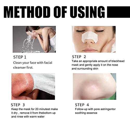 Nose Plant Pore Strips,Blackhead Remover Mask Pore Strips,60 G Black Head Remover Mask & 120 Pcs Nose Strips,Deep Cleansing Peel Off Mask Nose Plants Pore Strips For Remove Blackheads And Shrink Pores #TOP3