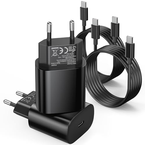 USB C ladeger&auml;t ladekabel 2er-Pack schnellladekabel f&uuml;r Samsung Galaxy s10 s20 s24 A05 A06 A16 a51 a54 a55 Z Fold/Fold Ultra Tablet schnellladeger&auml;t Netzteil usbc stecker samsung ladekabel usb c kabel