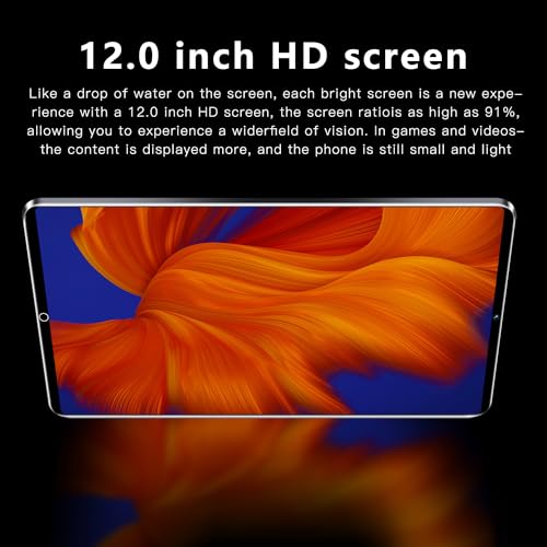 Tablet PC Android de 10,1 polegadas, Tablet PC 16GB RAM 1TB ROM, 13MP+16MP Câmara, WiFi Bluetooth 5.