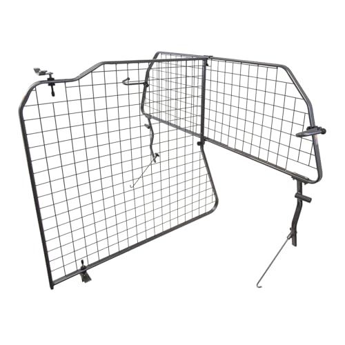 Travall Dog Guard & Divider Bundle Compatible with Land Rover Discovery SUV (2004-2009) | Vehicle Specific Trunk Guard & Luggage Barrier Load Separator Heavy Duty Powder Coated Steel Pet Barrier