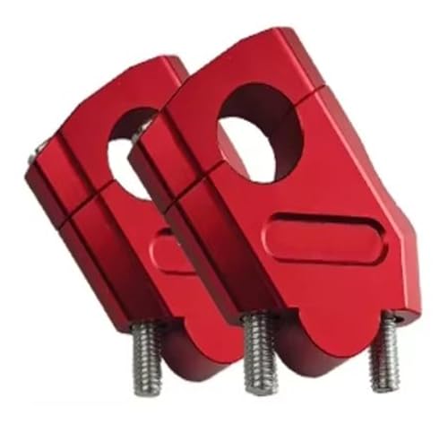 Rehausseur pour FZ6 MT07 MT09 guidon pince 22mm rehausseurs moto rouge