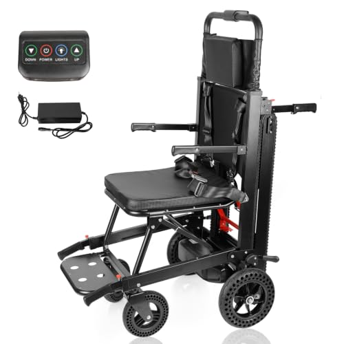 Foldable Heavy-Duty Stair Wheelchair