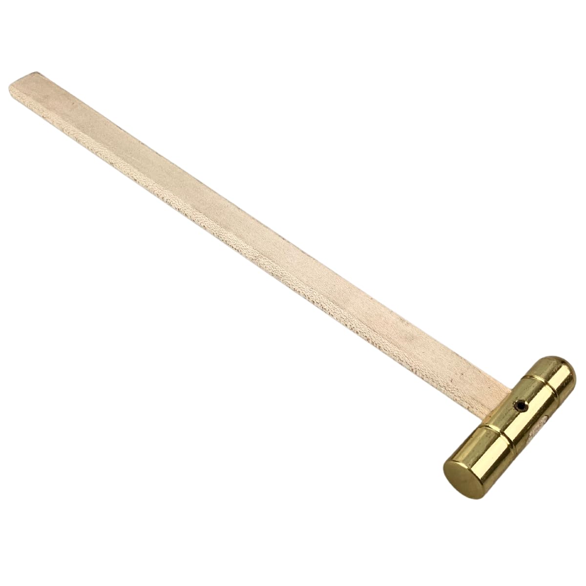 BENCH WIZARD 8.5" Brass Head Hammer | 1/2" Dome And Flat Striking Surfaces | 2.4 Ounce Hammer | Great For Shaping, Forming, and Flattening All Kinds