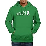 Texlab Herren Tanzen Evolution T-Shirt, Grün, M