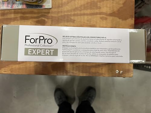 ForPro Professional Collection Gel Polish Removal Wraps with Cotton Pads