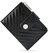 Sunpour Small Womens Wallet,Slim Bifold Leather Wallet for Women RFID Card Holder Ladies Compact ...