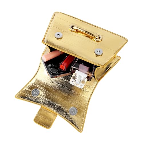 Image of Ayliss Micro Mini Crossbody Handbag Women's Purse Clutch Cute Mini Trendy Bag Top Handle PU Leather Shoulder Bag