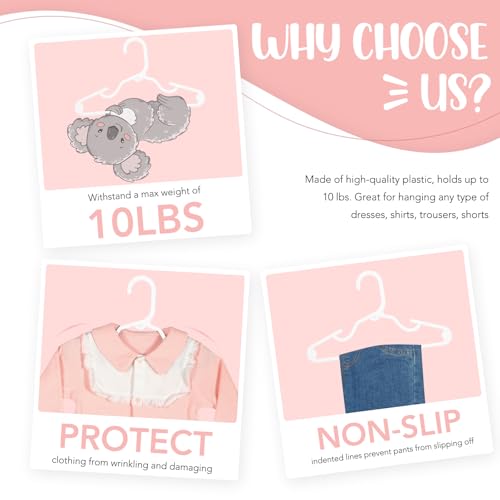 Petits cintres pour vêtements d'enfants parfaits pour la chambre de bébé