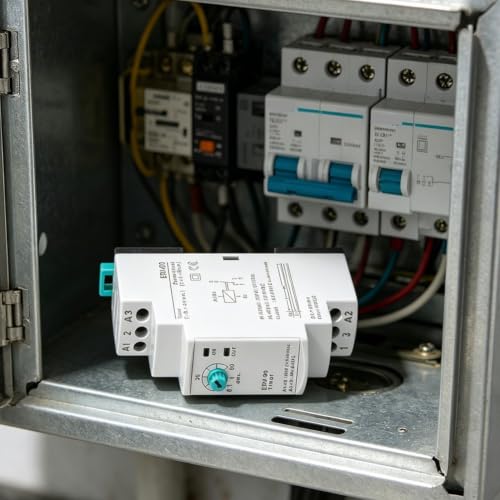 Relé de retardo de tiempo ERV-60 diseñado para instalaciones de cajas de distribución, circuitos de control de ascensores y sincronización del sistema de aire acondicionado central
