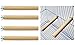 Produktbild BPS 4 Stück Kleiderbügel für Vögel, aus natürlichem Holz, zum Aufhängen, Vogelkäfig, Papageien, Wellensittiche, Kakadus, 16,5 x 2 cm, BPS-4250 x 4 (4 Stück)