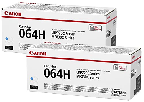 Amazon | CANON 純正品 トナー カートリッジ064H 大容量 シアン 2本
