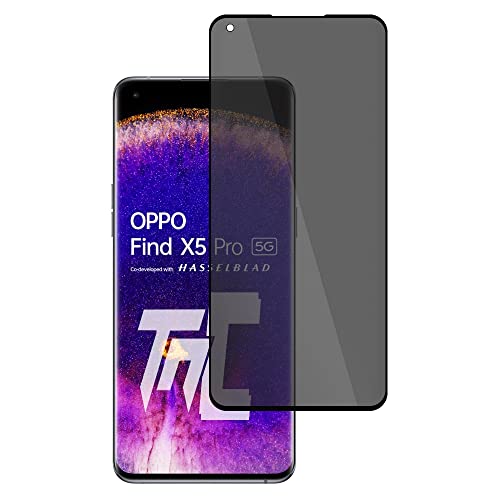 Verre trempé Oppo Find X5 Pro 3D Privacy protection écran teinté haute qualité AAA+