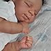 Zero Pam Black Reborn Baby Dolls Boy, 18 in Realistic Baby Doll, African American Newborn Baby, Silicone Baby Doll, Black Reborn Dolls Cloth Body with Accessories