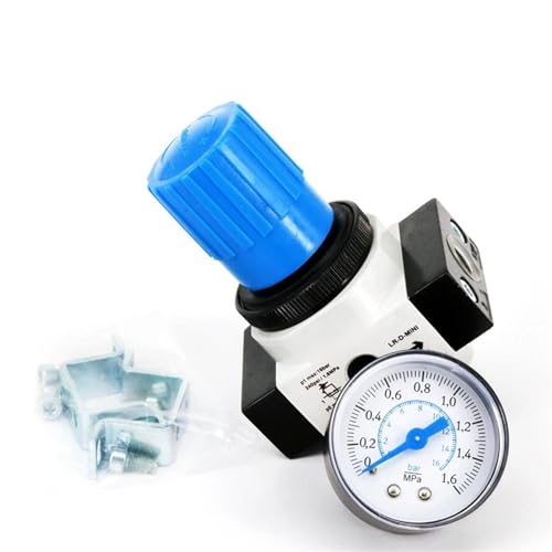 MPYJDTOI Druckminderer Typ Luftkompressor Druckregelventil 1.6Mpa Regelventil HR-1/4-mini