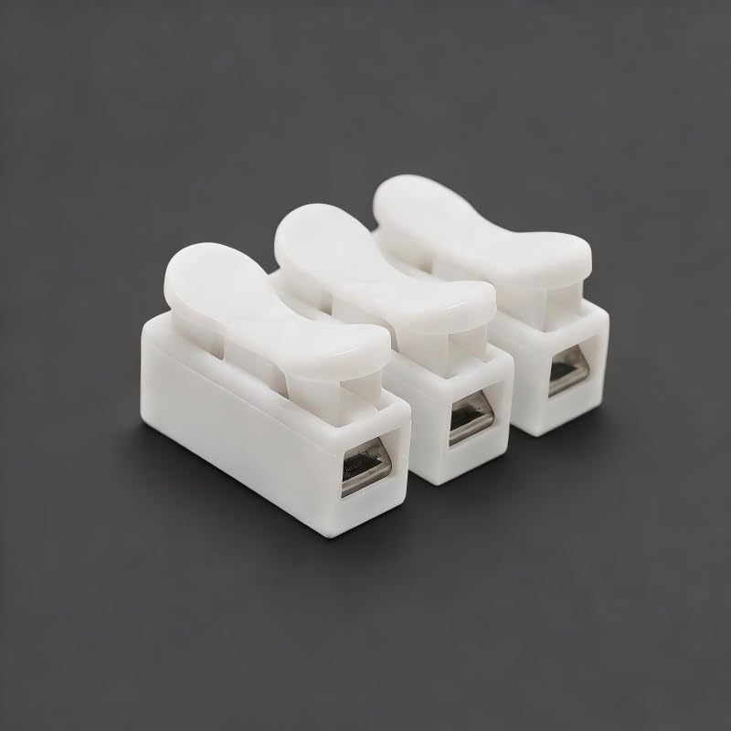 25Pcs 3 Way Cable Connector Clamp Spring Connector Terminal Block FOR Wire LED Strip Light Wire Connecting-picture-11