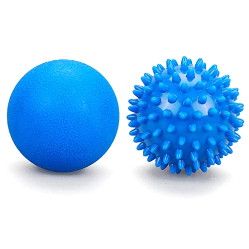 SYOURSELF Premium Massage Balls, 2 Pack Eco-friendly Muscle Massage Firm Lacrosse Ball Trigger Point-Deep Tissue Myofascial Release Physical Therapy for Pain Relief, Exercise, Yoga by SYOURSELF - Used condition - CA$11.07