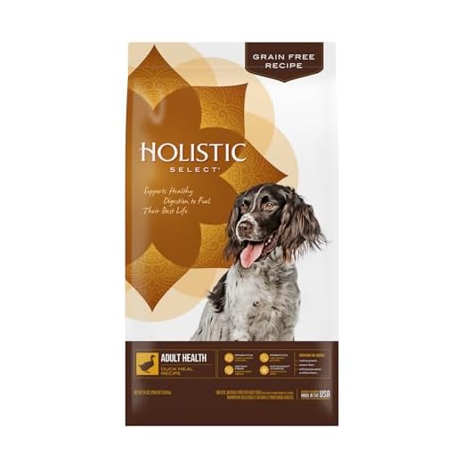 Holistic Select Natural Pet Food Holistic Select Natural Grain Free Dry Dog Food, Duck Meal Recipe, 24-Pound Bag