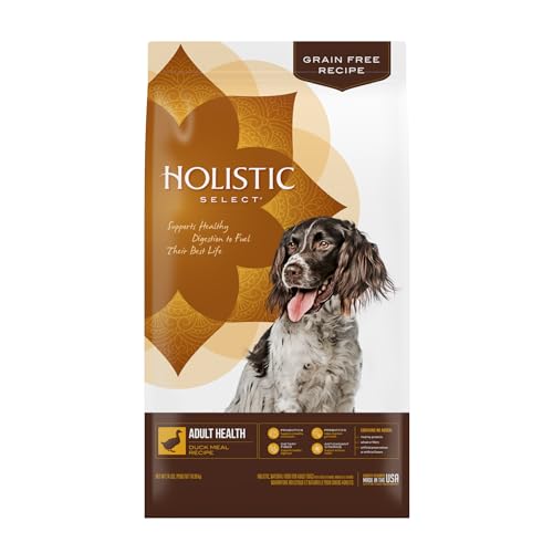 Holistic Select Natural Pet Food Holistic Select Natural Grain Free Dry Dog Food Duck Meal Recipe 24-Pound Bag