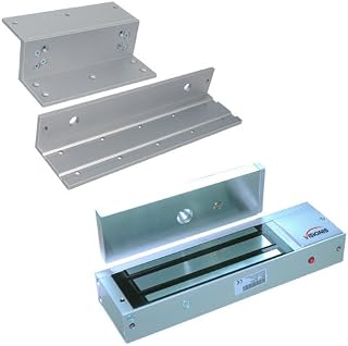 Visionis FPC-5193 1,200 lbs Indoor Electromagnetic Lock with 1,200 lbs L and Z