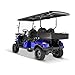 Kandi America 4P Ranch Cart, 4-Seater Electric Off-Road Cart w/Manual Dump Trunk, 5,000-Watt Motor, 37-Mile Range, Hydraulic Brakes, Power Steering - Ideal for Outdoor Adventures & Landscaping