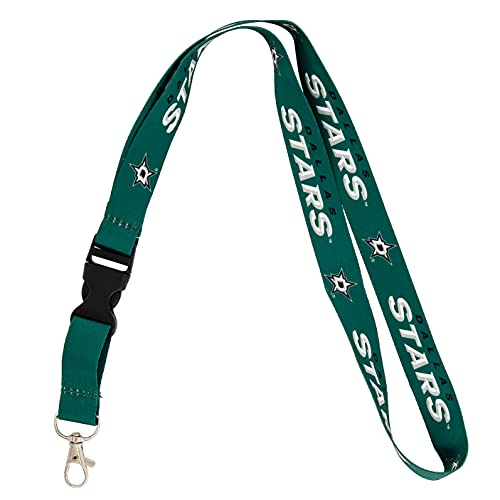 Desert Cactus Dallas Stars Lanyard NHL National Hockey League Car Keys ID Badge Holder Keychain Detachable Breakaway Snap Buckle (Lanyard 1 - Green)