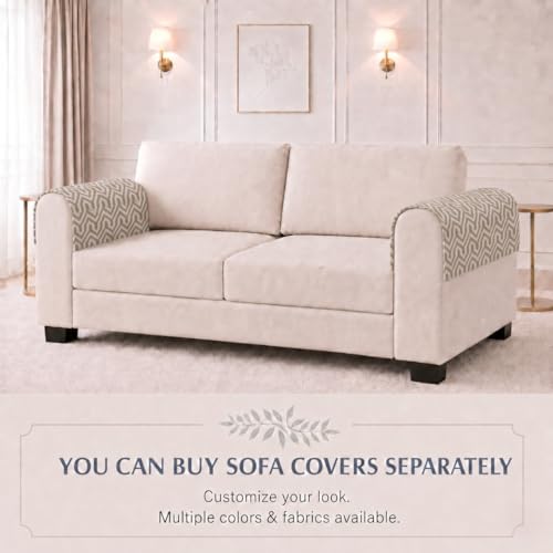 Image of STITCHNEST 'Nomad Weave Collection' Sofa Armrest Cover | Elegant Jacquard Fabric, Washable & Durable for Modern Living (18 x 22 Inches) 70