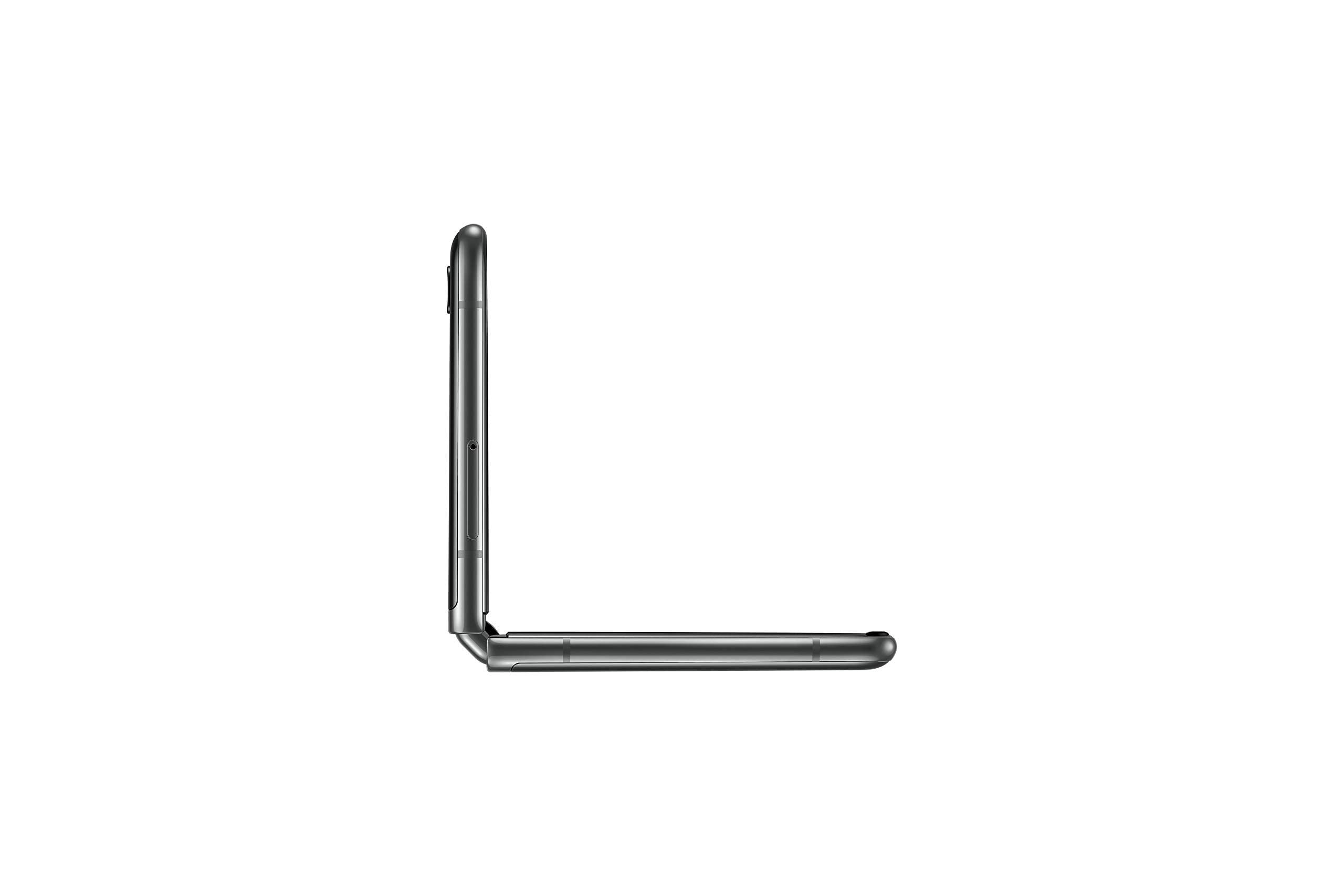 Samsung Galaxy Z Flip 5G Factory Unlocked New Android Cell Phone | US Version Smartphone | 256GB Storage | Folding Glass Technology| Long-Lasting Mobile Battery | Mystic Gray -(Renewed)