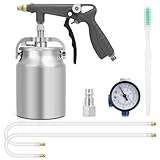 GS Undercoating Spray Gun Kit,Undercoating Gun for Vehicles, Truck Bed Liner Coating,Rubberized Undercoat,Car Rust Proofing Bedliner Under Coating Gun with Suction Feed Cup,360° Spray Hoses