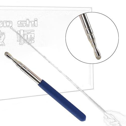 IEUDNS Ponteiro de ensino apontando vara portátil 7 seção sala de aula ponteiro de mão extensível pa