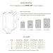 OSVINO Luggage Cover Washable Suitcase Cover Cute Cartoon Unicorn Durable Elastic Travel Suitcase Protector, Unicorn E, S(for 19
