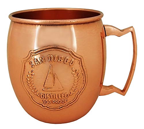 Americaware San Diego Embossed Copper Moscow Mule Mug