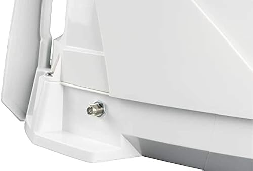 Miniatura 9 de KING DT4450 DISH Tailgater Bundle  Antena de TV satelital portátilmontable en techo y receptor DISH Wally HD, blanco, satélites de arco occidental y