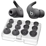 AhaStyle Cuscinetti auricolari per Beats Studio Buds/Buds+/Fit Pro/Solo Buds/Powerbeats Pro 2/Fit 【Si adattano alla custodia di ricarica】 6 paia di copriorecchie in silicone S/M/L, punte di ricambio