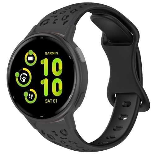 Laband (���o���h) 20mm �X�����V���R���r���v�o���h Garmin Vivoactive 6/5/3/3 Music/Forerunner 165/55/645/245�ɑΉ� ���^�\�t�g�i���[�X�|�[�c�����p���X�g�o���h�X�g���b�v Venu/Ve