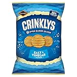 JACOB'S Crinklys Salt & Vinegar Baked Snacks Share Bag, 150g