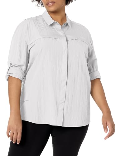 Chemise grande taille Eddie Bauer respirante et fluide pour femme X