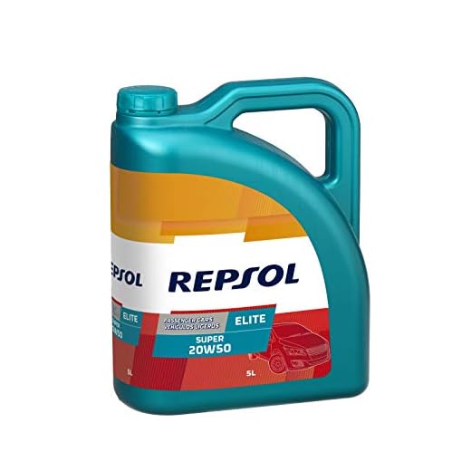 Repsol RP138Q55 Elite Super 20W-50 Aceite de Motor para Coche, 5 L