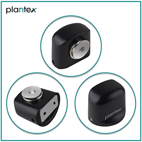 Image of Plantex Magnet Door Stopper /Gate Stopper for Main Door /Door Magnet Stopper for Bathroom /Office /Hotel /Stops for Door - (193-Black)