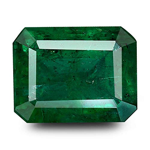 Émeraude zambienne naturelle certifiée AAA++ bague argent véritable anti-ternissement