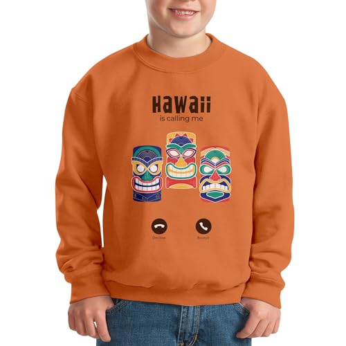 Sweatshirt enfant Hawaii is Calling Me pull imprimé mode junior - 2