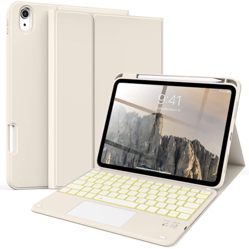 aoub Keyboard Case for iPad A16 11th/10th Generation 10.9 Inch (2025/2022)