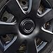 Wheel Guards – (4 Pack) Hubcaps Car Accessories Wheel Covers Snap Clip-On Auto Tire Rim Replacement for 15 inch Wheels 15” Hub Caps (Classic Matte Black)