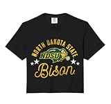 North Dakota State University NDSU Bison Logo Comfort Colors Crop Top
