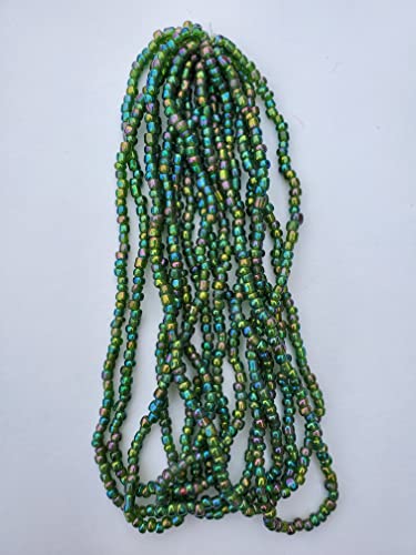 Darice Strung Beads, 14 In (35.56 Cm), Peridot, 3 Packs Of 8 Strands Each #TOP1