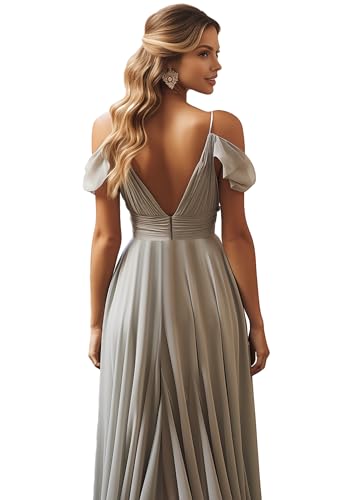 JAEDEN Bridesmaid Dresses Chiffon 2025 Long - Sweetheart Bridesmaid Dress Slit Pleat A Line3