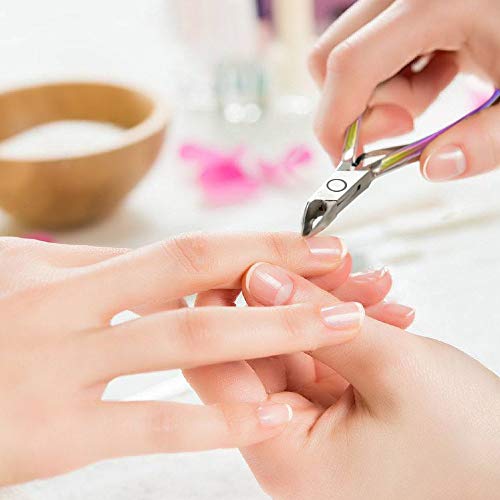 Pince à cuticules & Cuticle Pusher, Coupe-cuticules et outils pour enlever les cuticules en acier inoxydable pour ongles et ongles de pieds Outils de manucure Pédicure – vue 5
