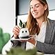 Schmoozies® Evergreenies® Aloe Vera, perfekt geeignet zum Reinigen von Handy- und Tabletdisplays, Unterseite aus Mikrofaser